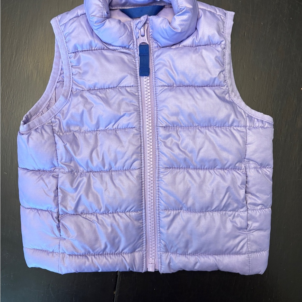 Primary Lavender Puffer Vest
